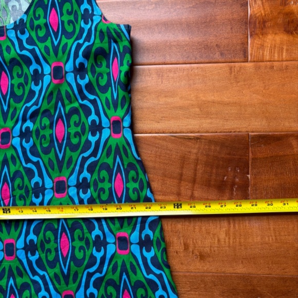 Escapada Geometric Tropical Print Sundress L - Picture 8 of 11